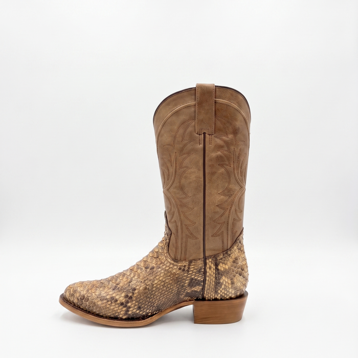 Mens Stetson Python Round Toe Boot