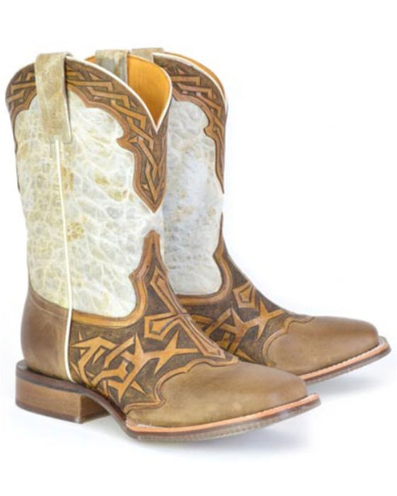 Men's Tin Haul "Cross & Thorns" Square Toe Boot