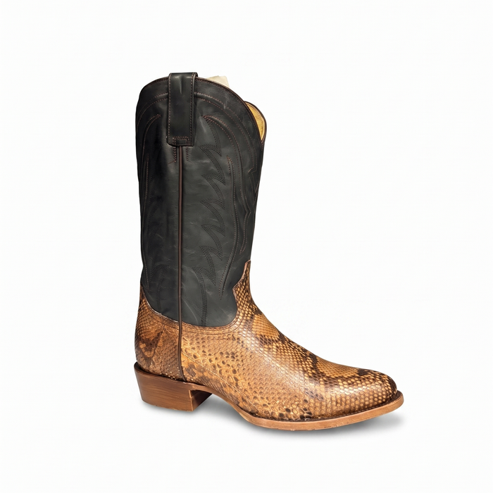 Mens Stetson Python Round Toe Boot