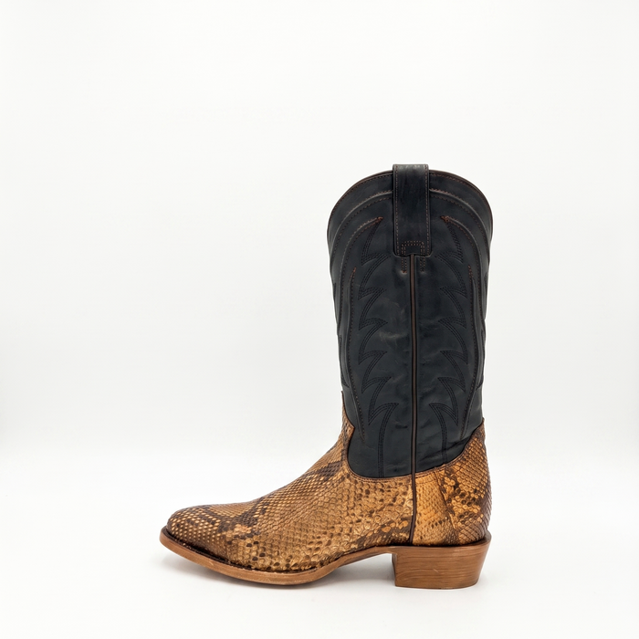Mens Stetson Python Round Toe Boot