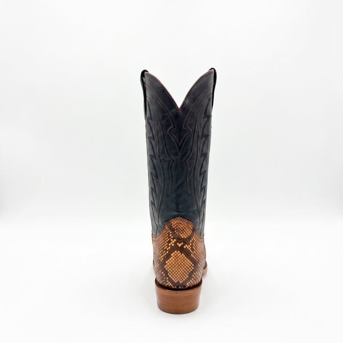 Mens Stetson Python Round Toe Boot