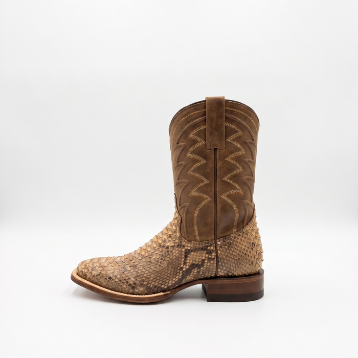 Mens Stetson Python Square Toe Boot