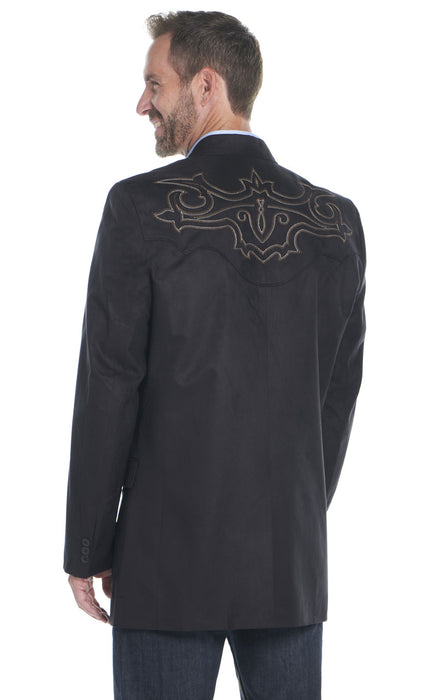 Men's Circle S Galveston Boot-Stitched Microsuede Sport Coat