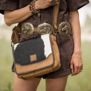 STS Ranchwear Classic Cowhide Della Crossbody