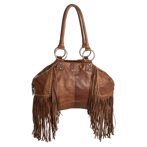 STS Ranchwear Women's Kai Genuine Leather Crossbody Bag - Adjustable Strap, 9.5"x6"x2"
