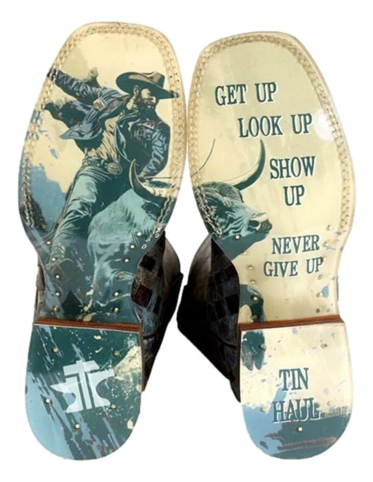 Men's Tin Haul "Knotted" Square Toe Boot