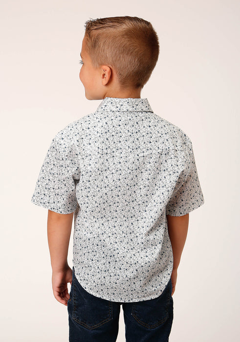 Boy's Roper Mini Floral Western Shirt