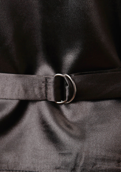 Men's Roper Black Suede Western Vest