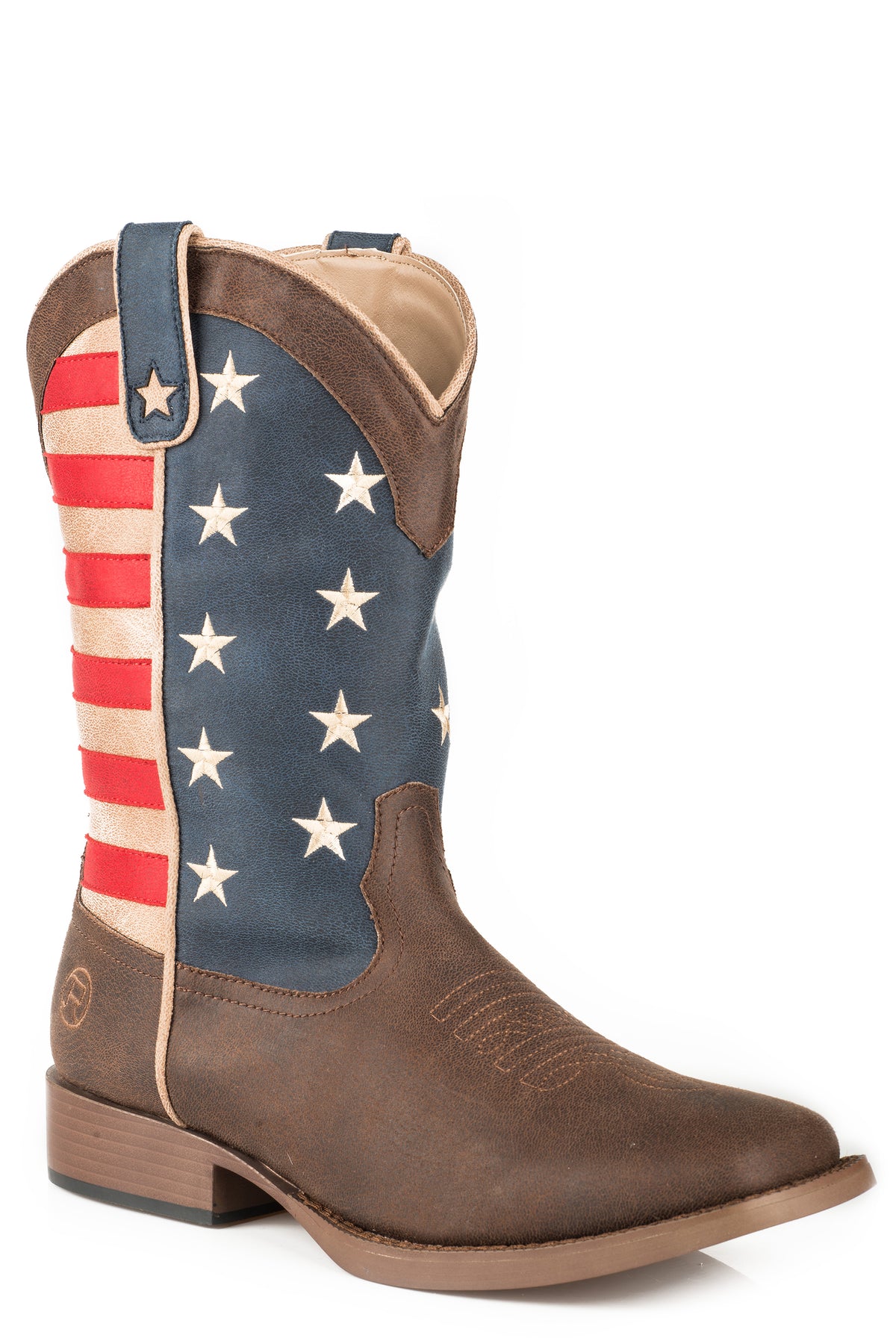 Little Kid's American Flag Square Toe Boot — Way Out West Trading Co