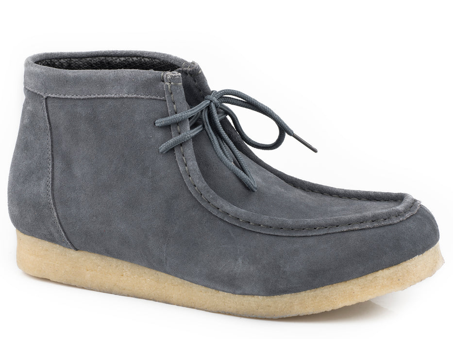 Men's Roper Grey Suede Gum Sole Chukka