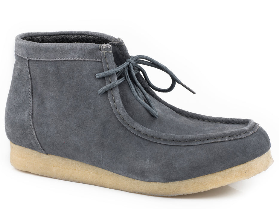 GREY SUEDE LEATHER