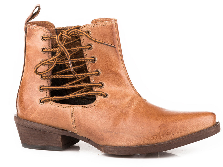 Women's TAN BURNISHED LEATHER