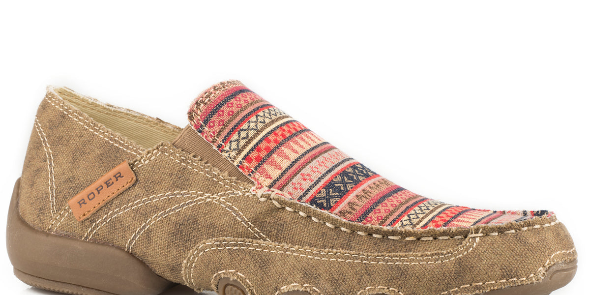 Women's Roper Two Tone Slip-On Chukka — Way Out West Trading Co