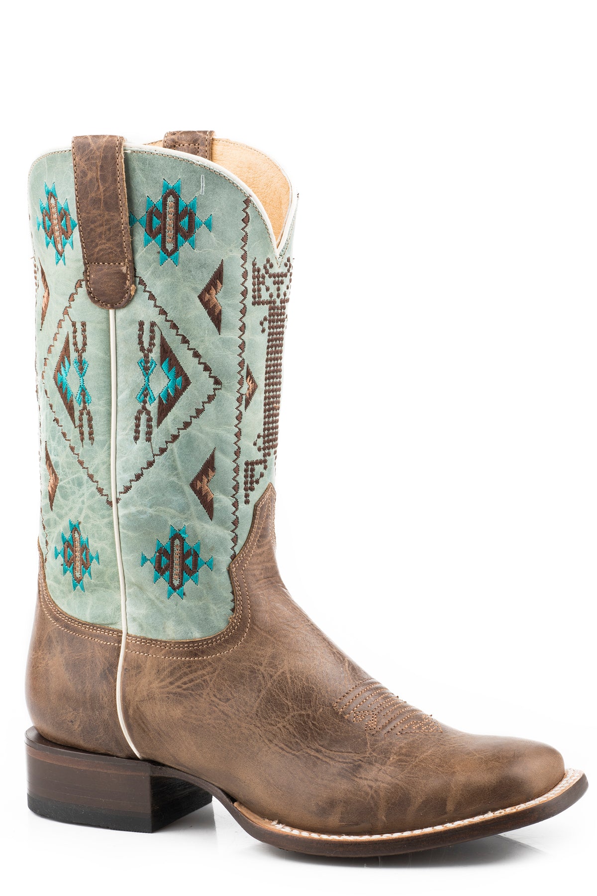 Women's Roper Native Embroidered Square Toe Boot — Way Out West Trading Co