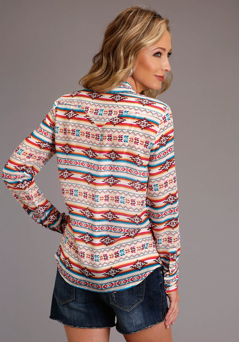 Women's Stetson "Southwest Pattern" Western Long Sleeve Blouse
