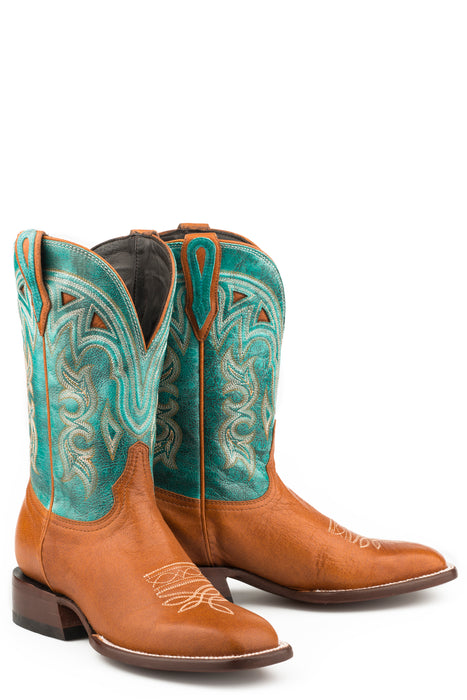 Women's John B. Stetson Honey Calf Skin Western Boot