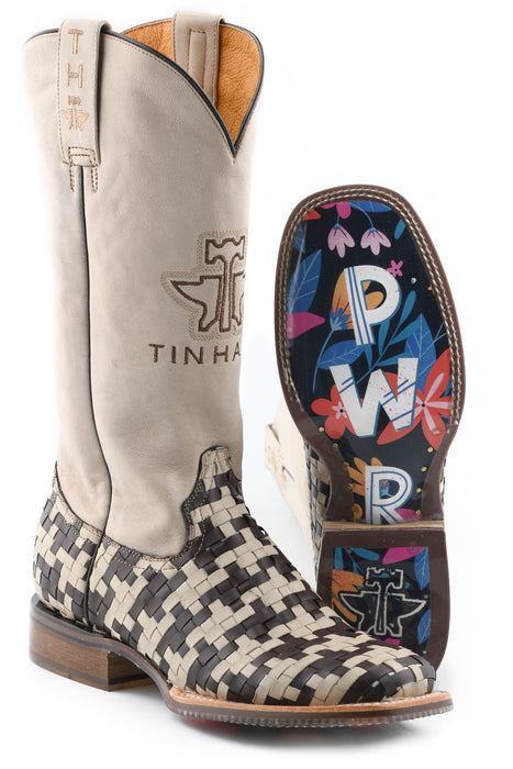 Women's Tin Haul "Cowgirl Power" Western Square Toe Boot