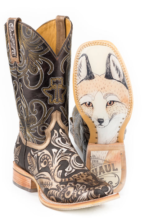 Women's Tin Haul "Foxy" Western Square Toe Boot